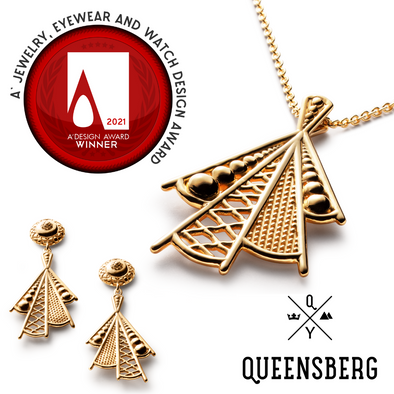 "Faster Than Light" by Queensberg has won the A 'Design Award - Queensberg Jewellery