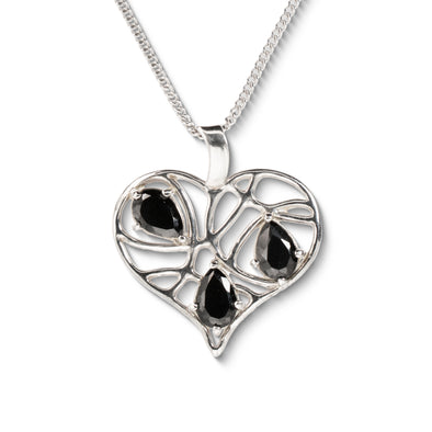Heart in Love, Necklace, Sterling Silver