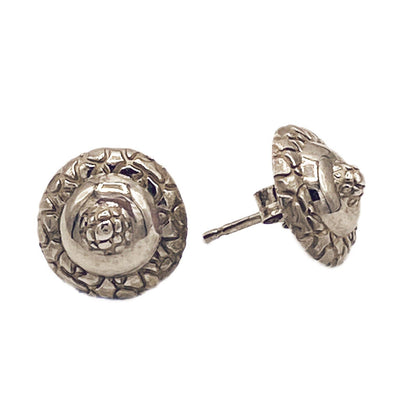 Tenochtitlan, Earrings, Sterling Silver - Queensberg Jewellery